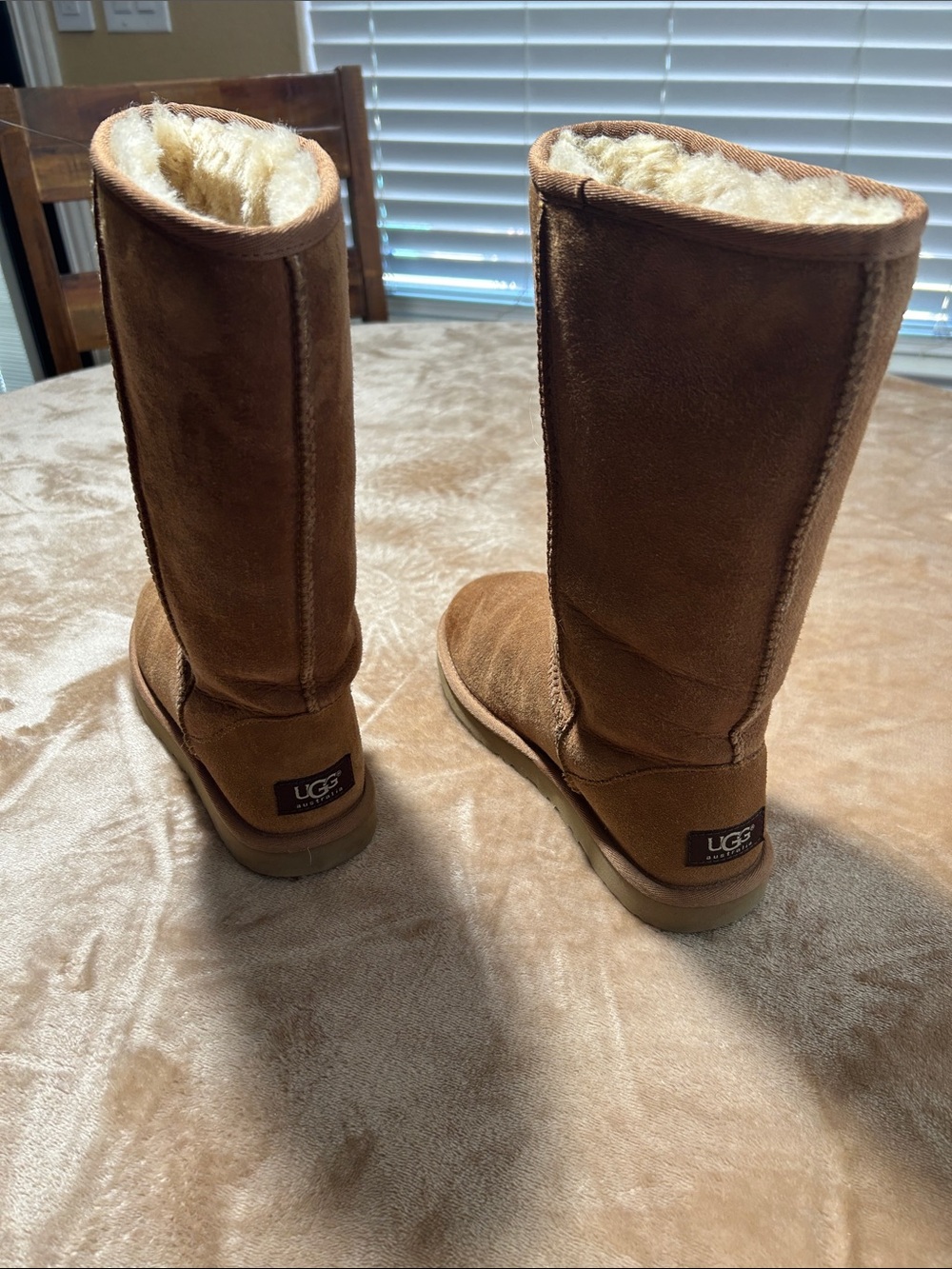 UGG Chestnut Tall Shearling-Lined Boots - Women's Classic